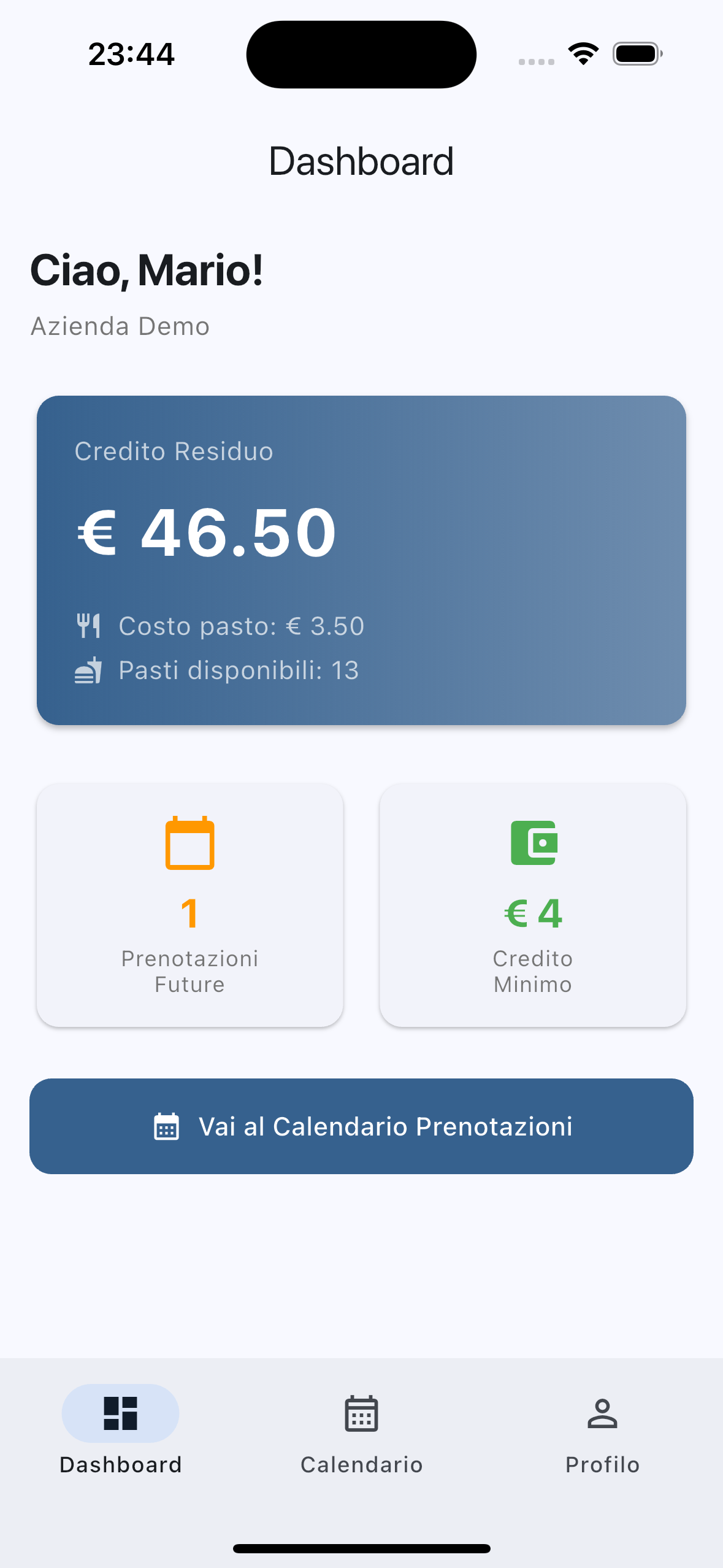 MensaGo App Screenshot